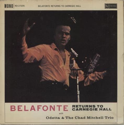 Harry Belafonte Belafonte Returns To Carnegie Hall Mint UK Vinyl LP