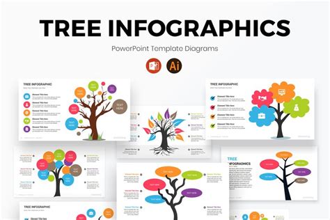 Tree Infographic Powerpoint Template