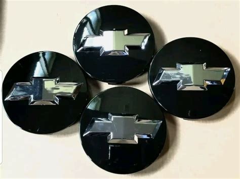 Set Of 4 Black Chevy Suburban Tahoe Center Caps Part Number Etsy