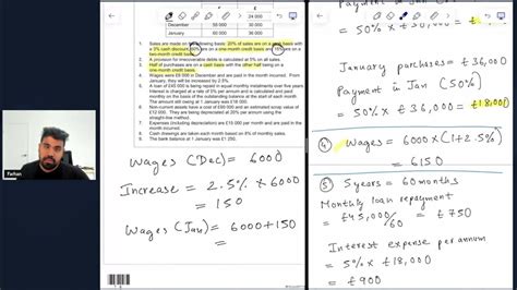 Aqa A Level Accounting Videos Cash Budget Youtube