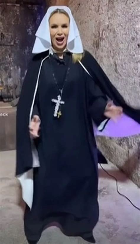 Bgt S Amanda Holden Dresses Up As Nun As She Dances And Lip Syncs