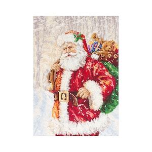 Cross Stitch Kit Santa Claus Father Christmas Saint Nicholas Home Decor