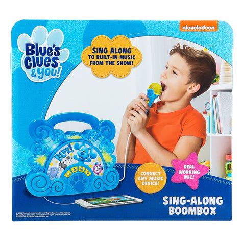 Nickelodeon Blue S Clues And You Sing Along Boombox With Microphone