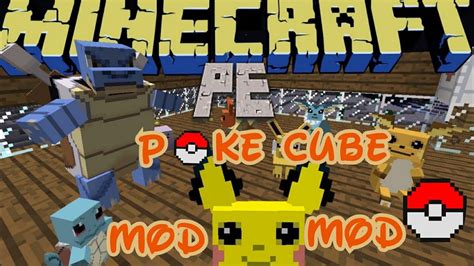 Poke Cube Mod Minecraft Pocket Edition 0 9 5 YouTube