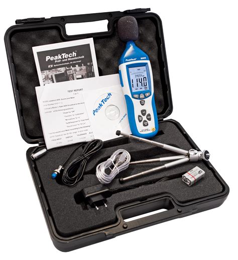 Peaktech P Professional Schallpegelmessger T Mit Datenlogger