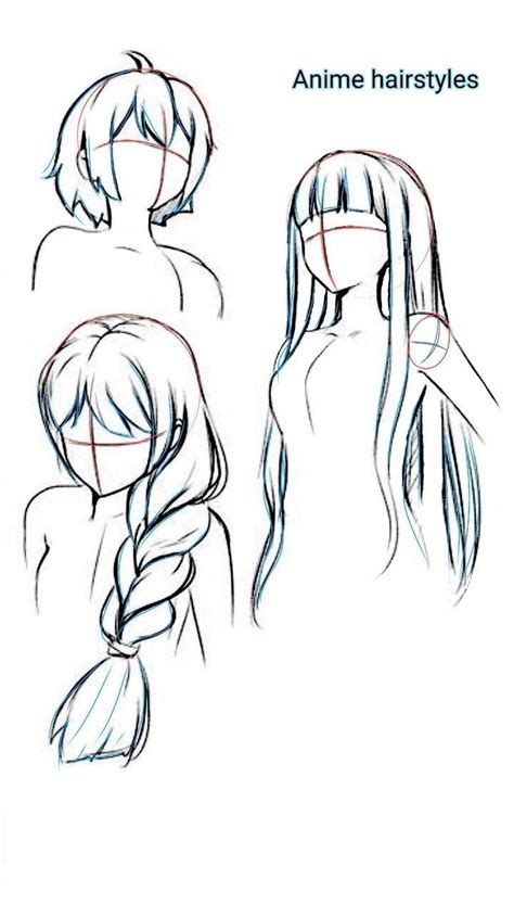 How To Draw Anime Hairstyles Step By Step