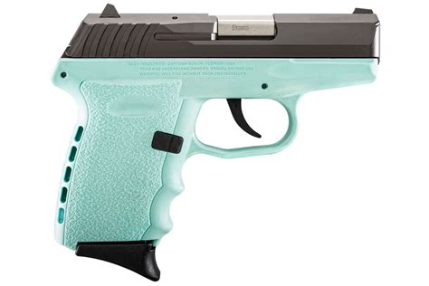 SCCY CPX 2 9mm Aqua Blue Pistol With Black Slide Vance Outdoors