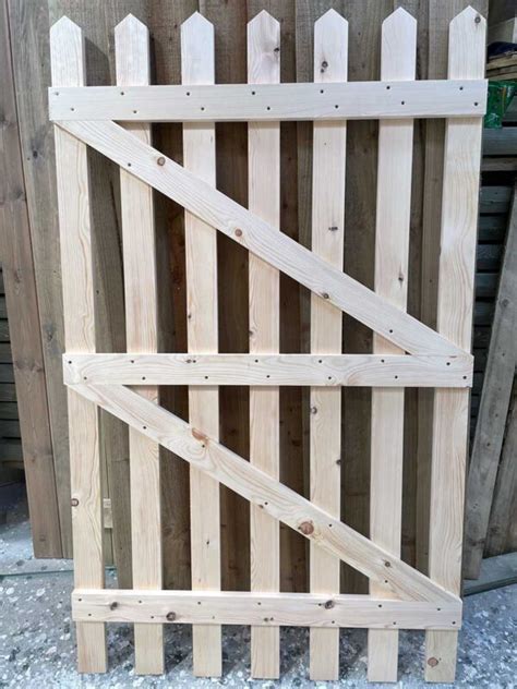 Cottage Picket Gate Planed Smooth Destal Gates And Fencing