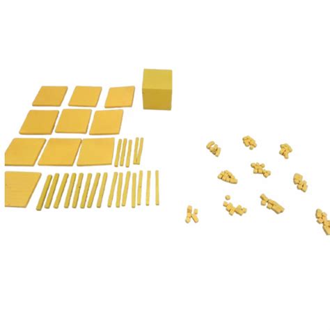 Dienes Blocks, Base 10 ,UTH Place Value, at ₹ 590/piece | Montessori ...