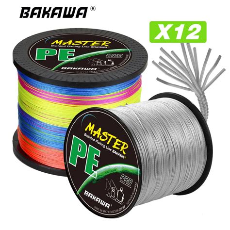 Bakawa Strands Fishing Line M M M M Braided Pe Strong