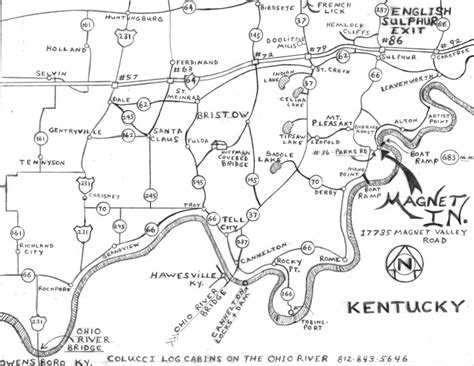 Ohio River Mile Marker Map