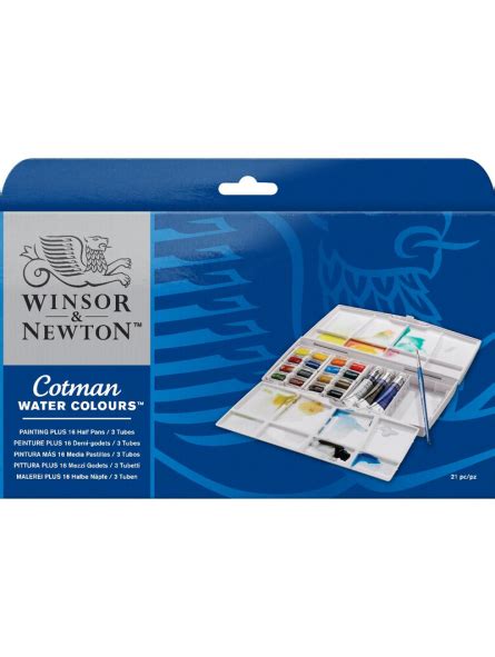 Acuarela En Pastillas Y Tubos Cotman Winsor Newton Set