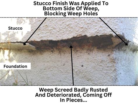 All About Rusty Weep Screed What You Should Know