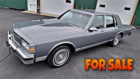 Super Clean 1987 Chevy Caprice LS Brougham YouTube