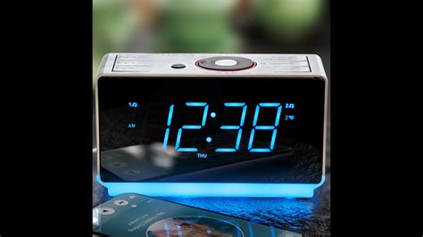 Alarm Clock Radio With Bluetooth Fm Radio Dual Alarm Dimmer Control And Night Light Itoma 708