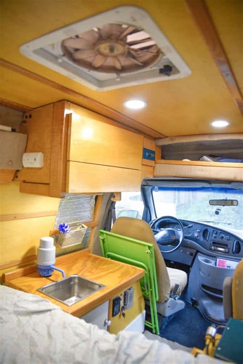 Spark Ideas with Epic Ford Econoline Camper Van Interior | Green Van Go