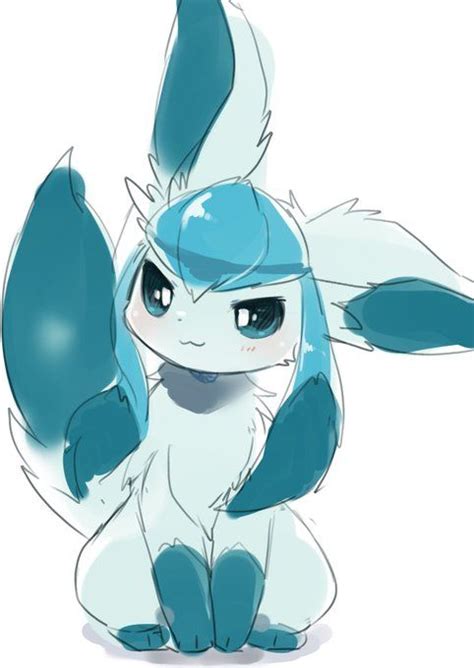 Glaceon Eevee Pokemon Firered Pokemon Eeveelutions Cute Pokemon