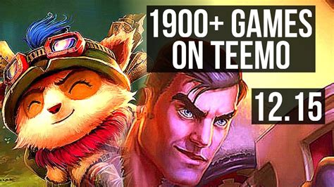 Teemo Vs Jayce Top Rank 2 Teemo 403 1900 Games 20m Mastery