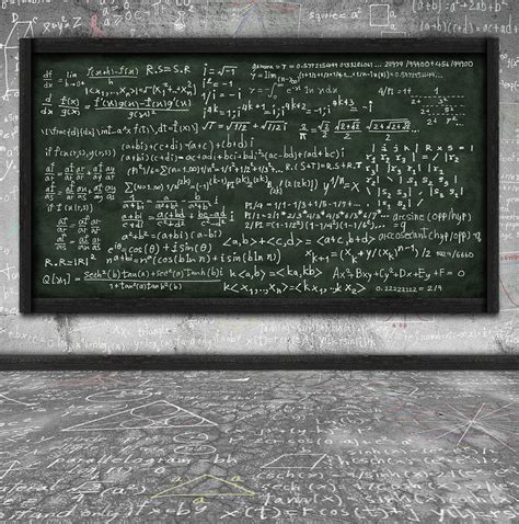 Maths Formula On Chalkboard Photograph By Setsiri Silapasuwanchai Pixels