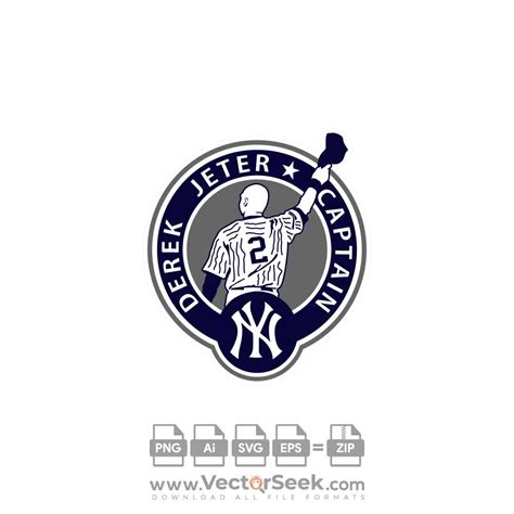 Derek Jeter Captain Logo Vector Ai Png Svg Eps Free Download