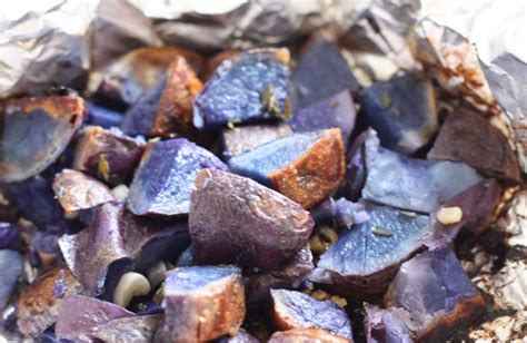 Fave ingredient: blue potatoes. - writes4foodwrites4food