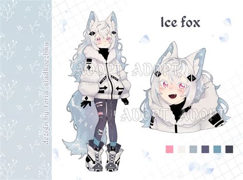 Open Ice Fox By Toriasladkoezhka On Deviantart