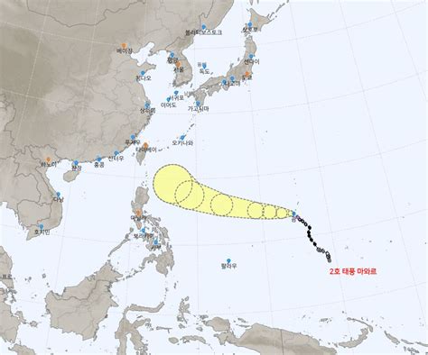 태풍 마와르 예상 경로 진로 방향 촉각 필리핀 대만 소멸 한반도 북상 힌남로 태풍의 악몽
