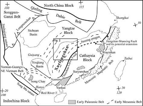 Figure 1 From Intracontinental Tectonics In The South China Block