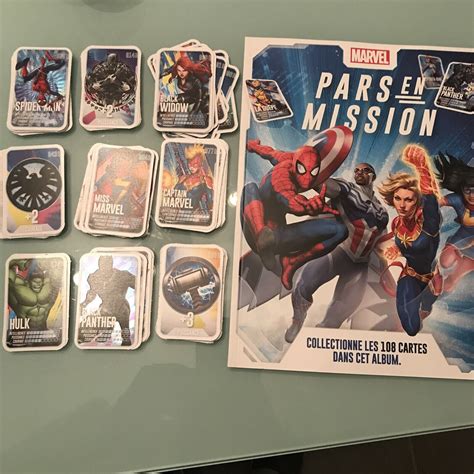 Cartes Marvel Leclerc 2022 A Lunité PARS EN MISSION Jusquà 50 De