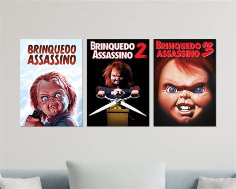 Placa Decorativa 29x20 Headshot Chucky O Brinquedo Assassino