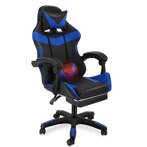 Oyajia Gaming Chair Office Chair With Footrest Ergonomic Game Chair