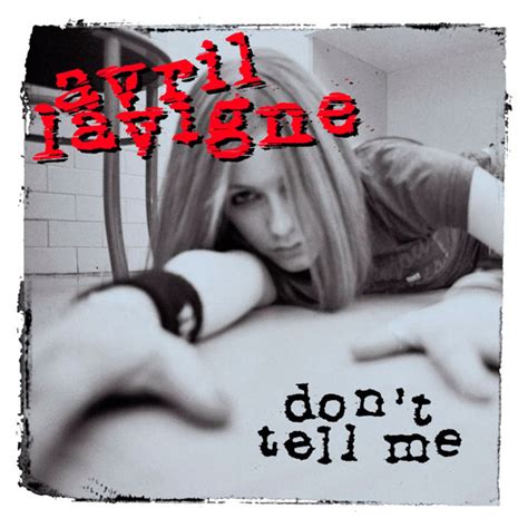 Car Tula Frontal De Avril Lavigne Don T Tell Me Reino Unido Cd