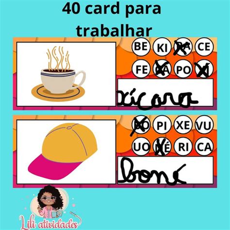 CARDs LETRAS EMBARALHADAS Liliatividades