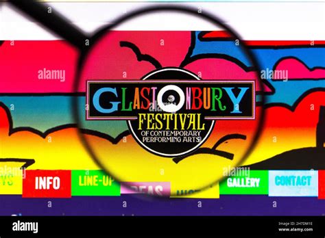 In This Photo Illustration A Glastonbury Festival Of Contemporary