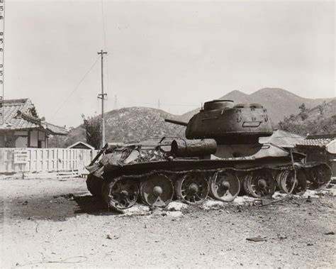 A Series Of Photos Showing A Wrecked North Korean T 3485 In Waegwan