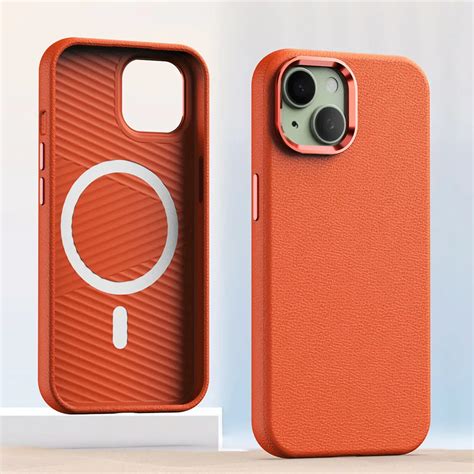 Funda Magn Tica De Cuero De Lujo Para Iphone Pro Max Plus