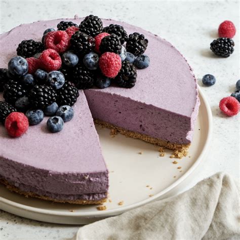 Berry Mousse Cake Delicious No Bake Dessert Pina Bresciani