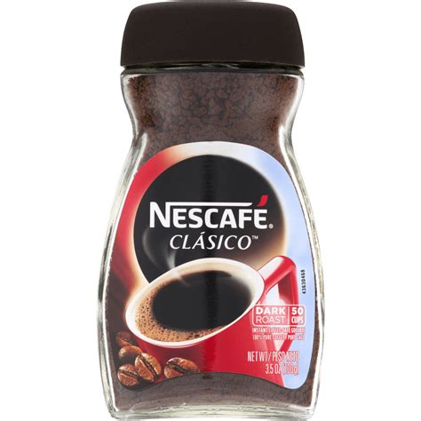 Pack Nescafe Clasico Dark Roast Instant Coffee Oz Jar