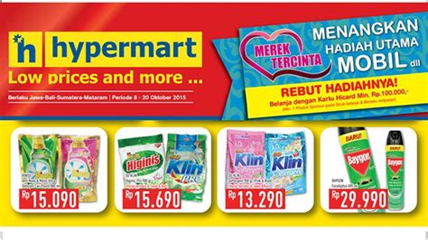 Don T Miss It Belanja Murah Dan Hemat Dengan Promo Katalog Hypermart Periode 8 20 Oktober