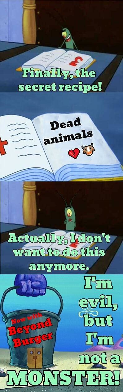 Plankton finally learns how to make Krabby Patties : r/AnimalRights