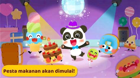 DANDANAN PESTA MAKANAN BAYI PANDA GAME BABYBUS YouTube