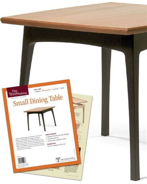 Small Dining Table Woodworking Project Woodsmith Plans