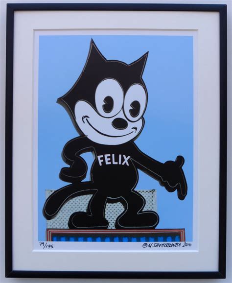 Felix The Cat Vintage Neon Sign Photo