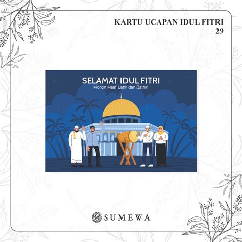 Jual Kartu Ucapan Idul Fitri Kartu Ucapan Lebaran Kartu Ucapan