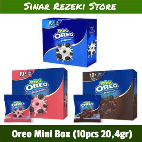 Jual Oreo Mini Vanilla Box 10 Pouch X 204 G Oreo Mini Box Coklat