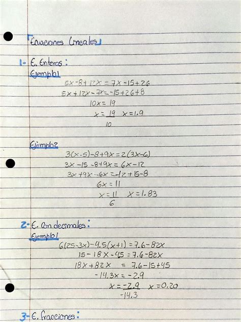 SOLUTION Matem Ticas Ecuaciones Lineales Studypool