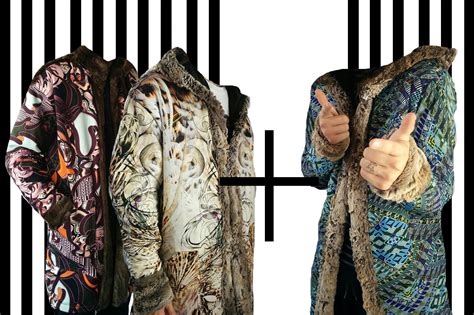 2 Pimp Jackets 1 Jacket Free Long Bomber Jacket Bohemian Etsy