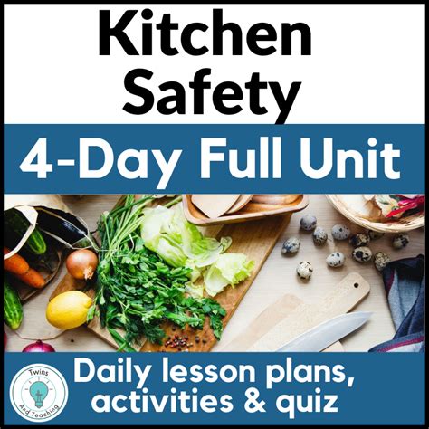 Kitchen Safety Unit Culinary Facs And Life Skills Twins And