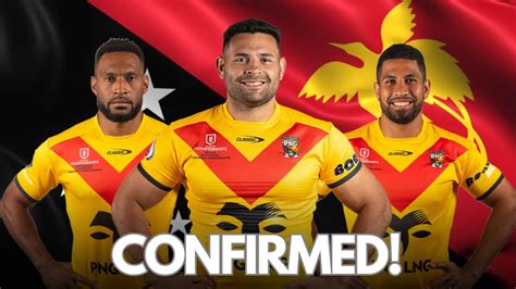 Nrl Png Kumuls Official Squad Pacific Championships Youtube