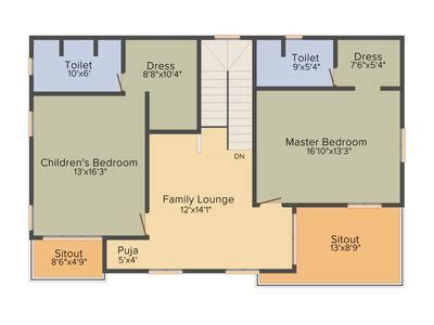 Incor Divino Floor Plan Nallagandla Hyderabad